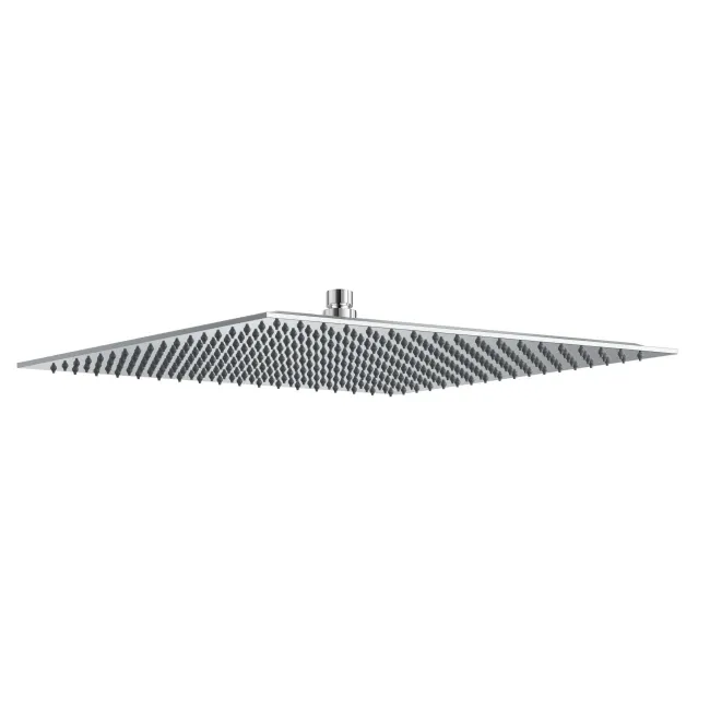 400mm Chrome Square Stainless Steel Slim Shower Head