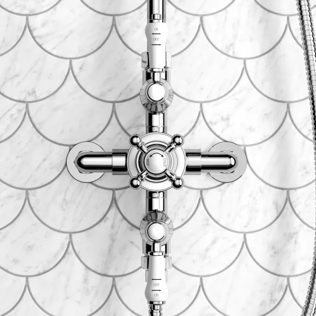 Shannon Traditional Thermostatic Shower Set with Hand Shower