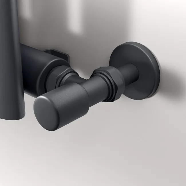 Marbella Anthracite Single Oval Panel Radiator 1600x360mm