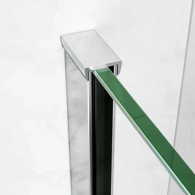 Copenhagen Easy Clean 8mm Wet Room Shower Glass Return Panel 250mm