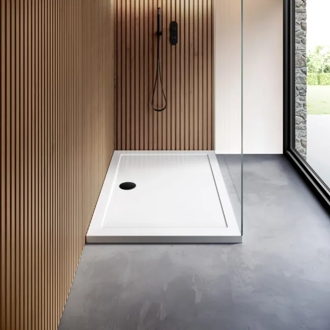 Cairo Rectangular SMC Composite Shower Tray 1400x800mm