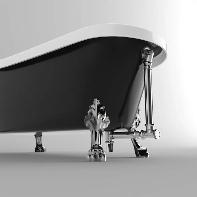 Exposed Waste For Slipper Baths