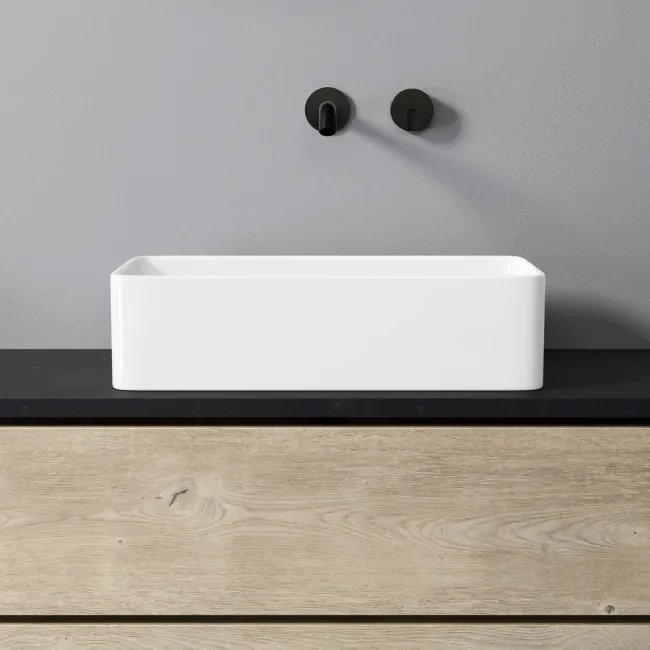 Cleveland Rectangular Counter Top Basin 465mm