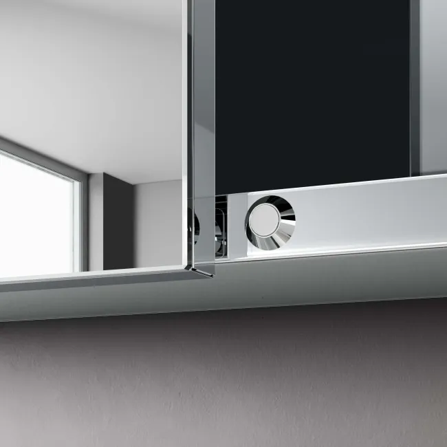 Elena Stainless Steel Mirror Cabinet 600x800mm