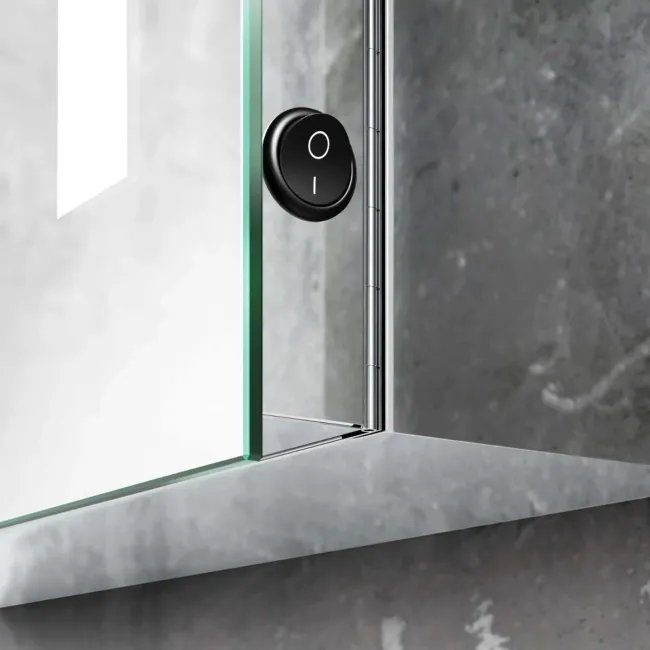 Emielia Illuminated LED Mirror Cabinet With BLUETOOTH Speaker 600x800mm
