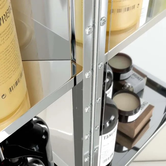 Madelyn Illuminated LED Corner Mirror Cabinet 600mm Tall