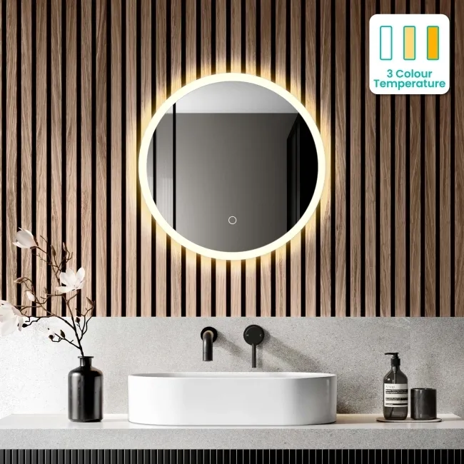 Grace Round Illuminated LED Mirror 500mm