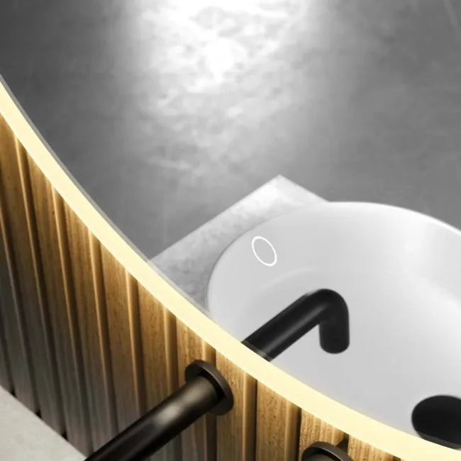 Grace Round Illuminated LED Mirror 600mm