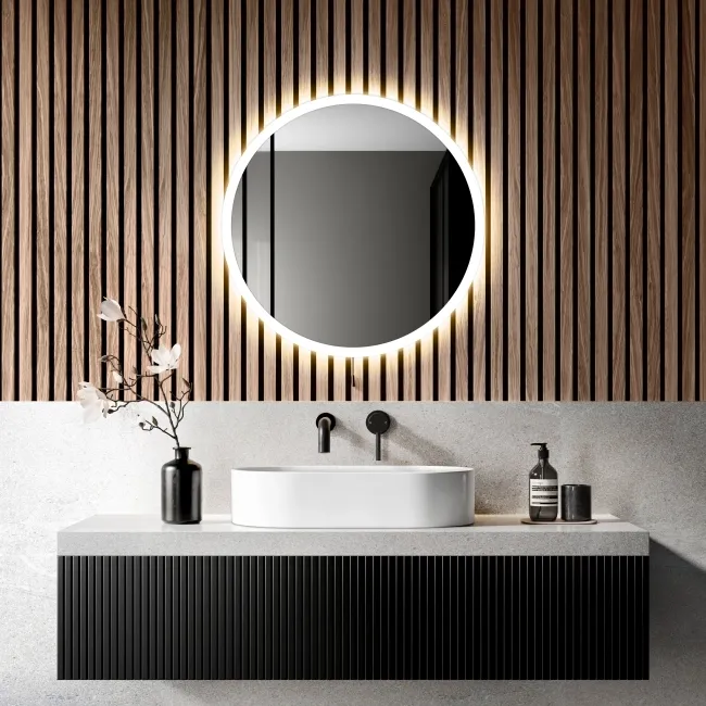 Grace Battery Operated Illuminated LED Mirror 600mm