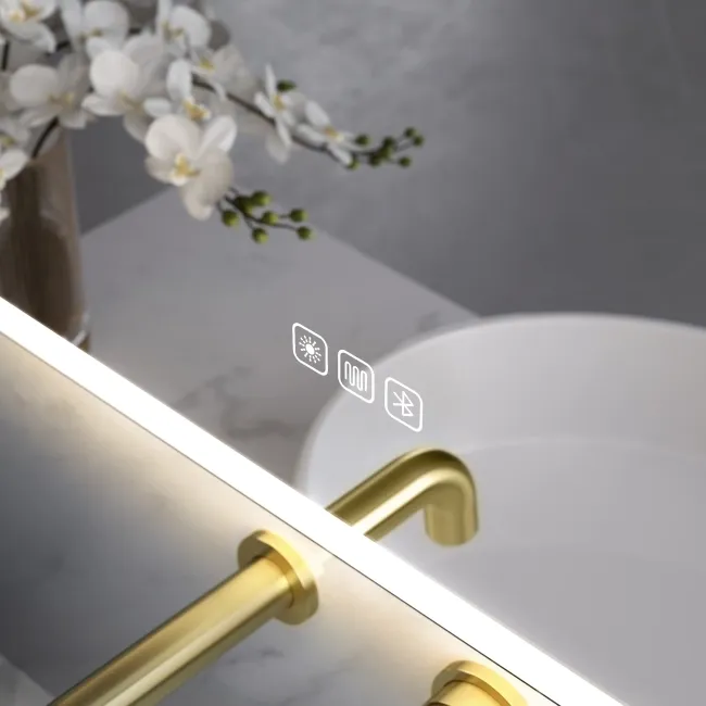 Jolie Illuminated LED Mirror With BLUETOOTH Speaker 800x600mm