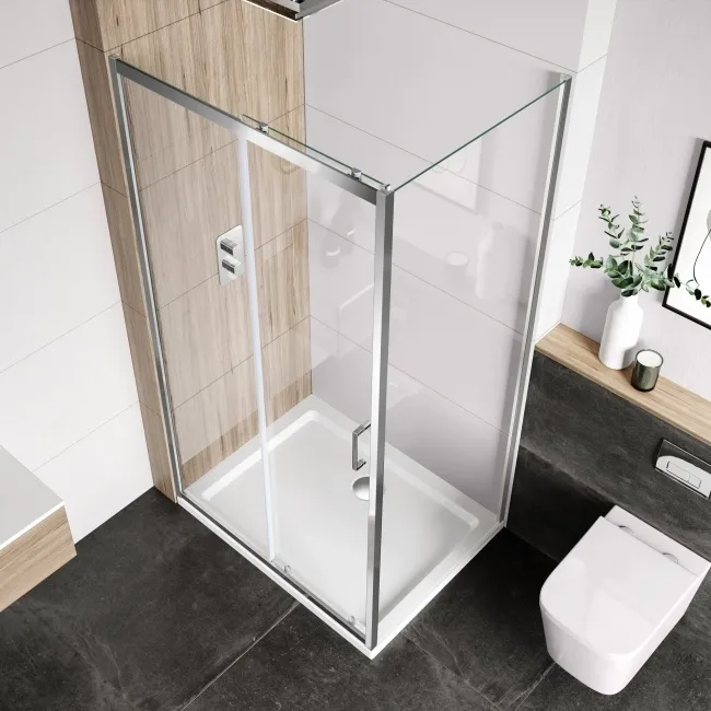 London 6mm Sliding Shower Enclosure 1100x800mm