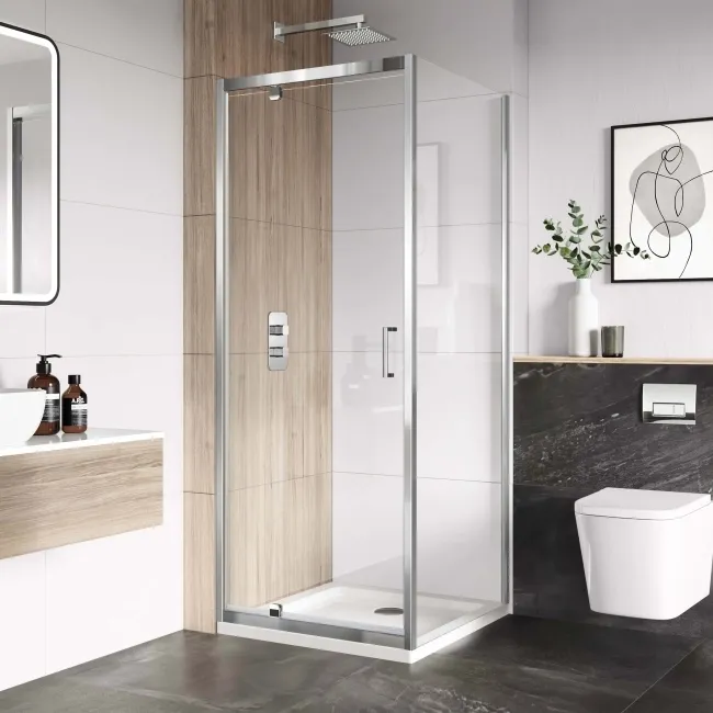 London 6mm Pivot Shower Enclosure 760x760mm
