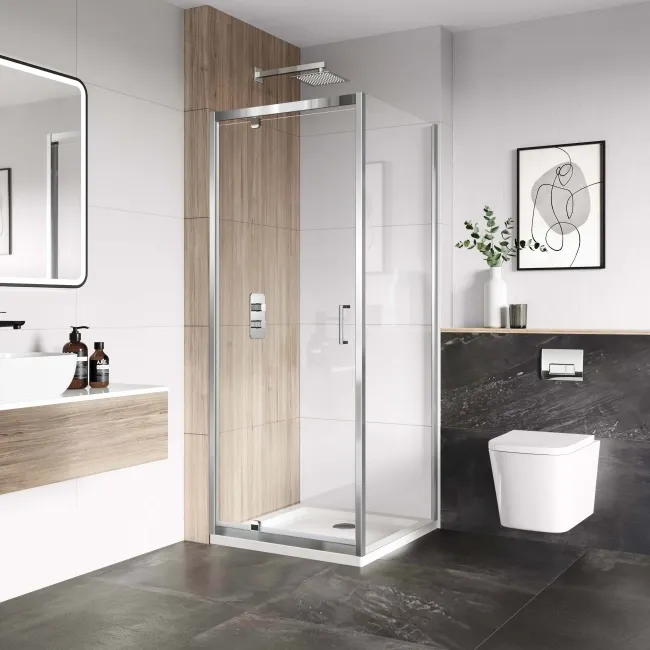 London 6mm Pivot Shower Enclosure 760x760mm
