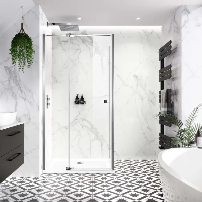 Vienna Easy Clean 8mm Hinged Shower Enclosure 1000x800mm