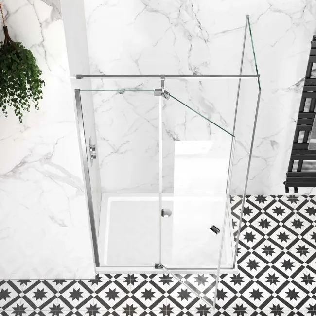 Vienna Easy Clean 8mm Hinged Shower Enclosure 1200x900mm