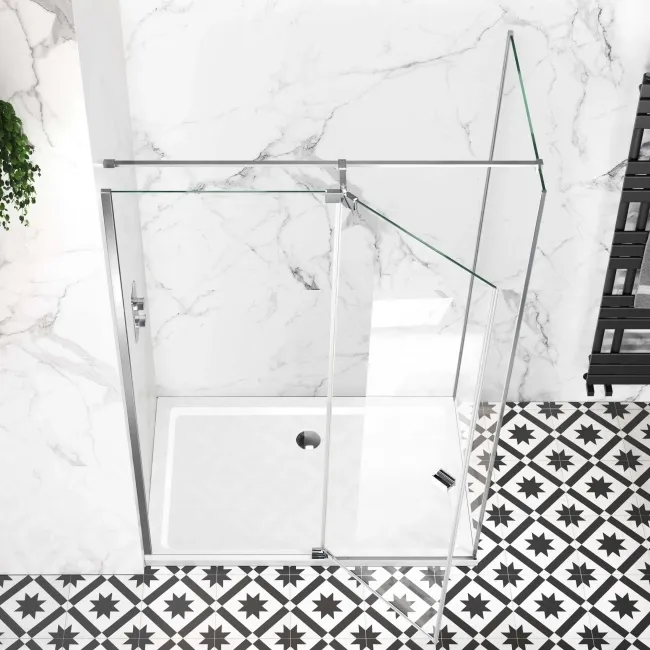 Vienna Easy Clean 8mm Hinged Shower Enclosure 1400x900mm