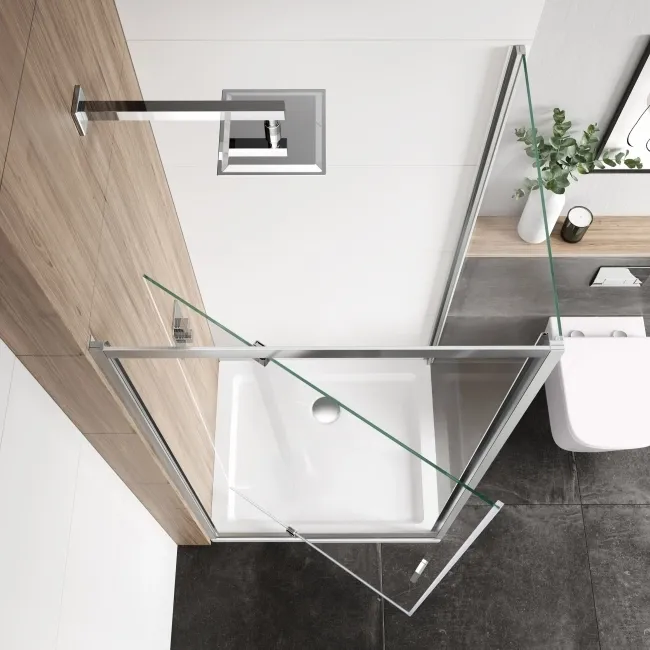 London 6mm Pivot Shower Enclosure 900x760mm