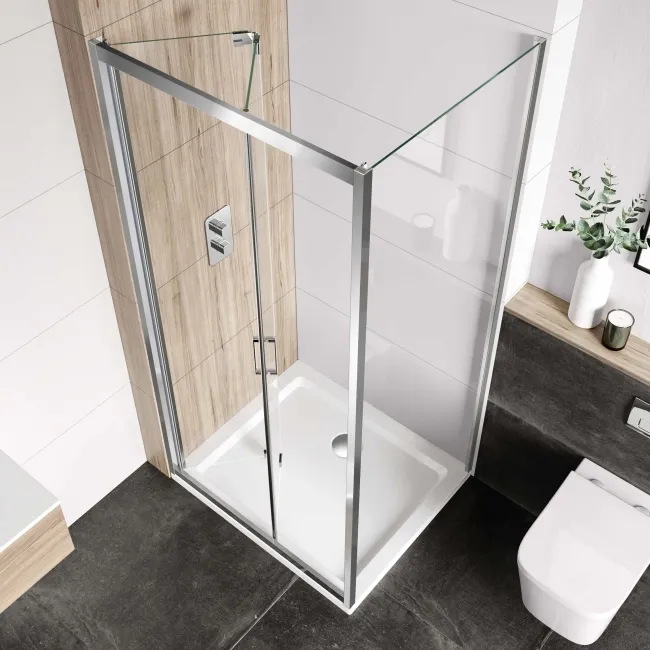 London 6mm Bifold Shower Enclosure 900x760mm