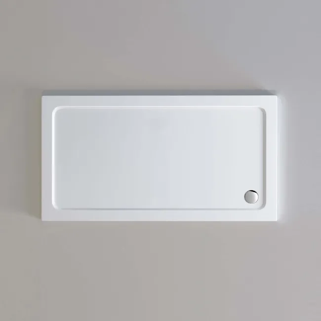 London Rectangular Stone Shower Tray 1500x800mm & Riser Kit