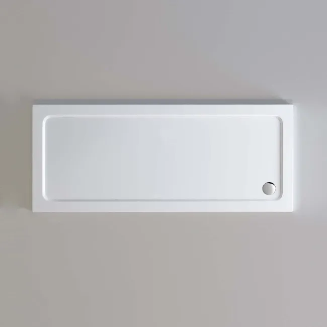 London Rectangular Stone Shower Tray 1700x700mm & Riser Kit