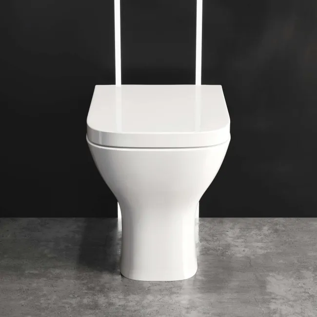 Atlanta Back To Wall Toilet With Soft Close Seat and Concealed cistern