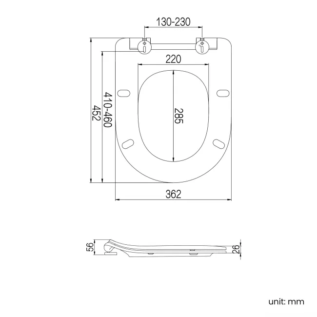 Denver Rimless Fully Back to Wall Close Coupled Corner Toilet With Soft Close Slim Seat