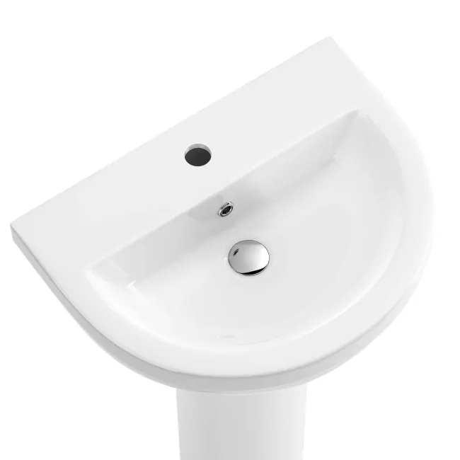 Denver Close Coupled Toilet & Pedestal Basin Set