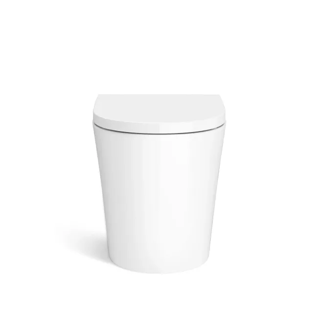 Avon Gloss White Combination Basin Drawer and Boston Toilet 1100mm - Right Handed