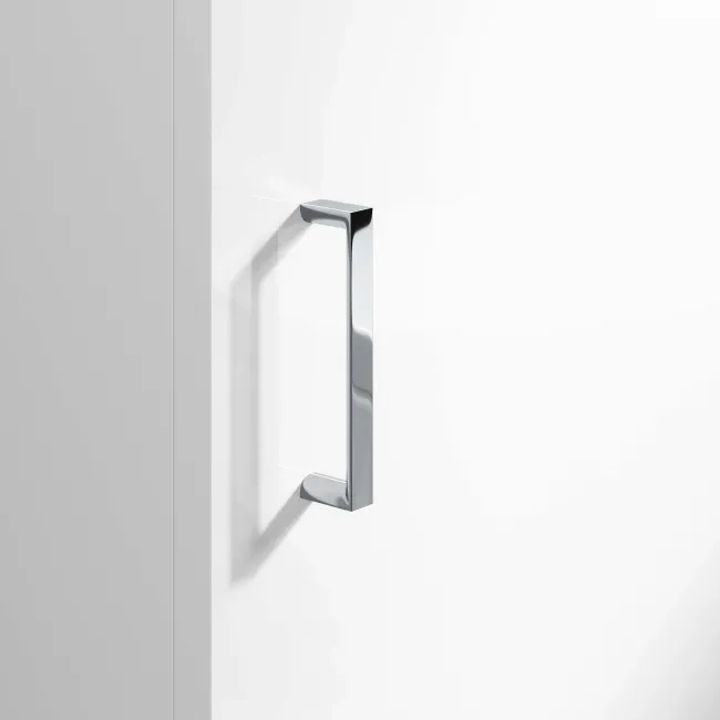 Quartz Gloss White Cloakroom Floor Standing Basin Vanity 400mm