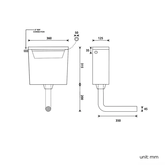 Quartz Gloss White Combination Vanity Basin and Miami Toilet 1050mm
