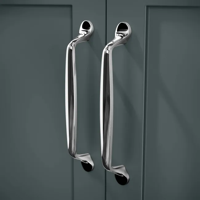 Capri Mystic Green Vanity with Semi Recessed Basin 750mm - Traditional Handles