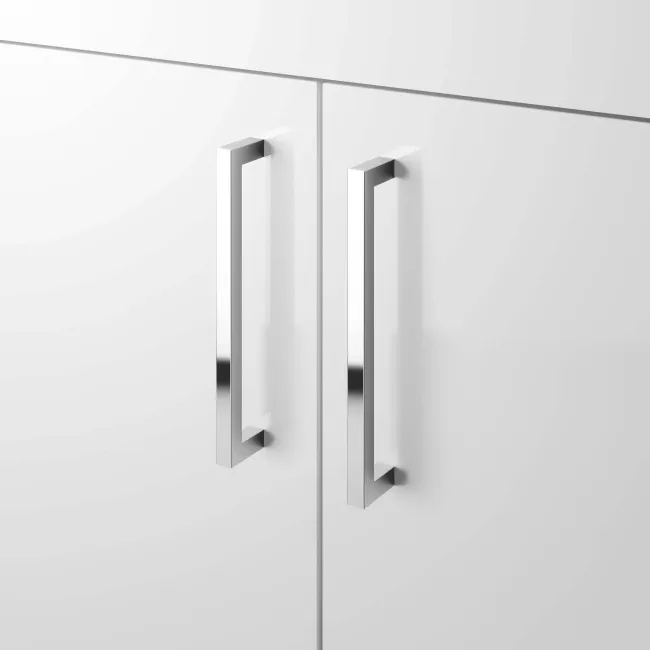 Mersey Gloss White Vanity with Oval Basin 600mm