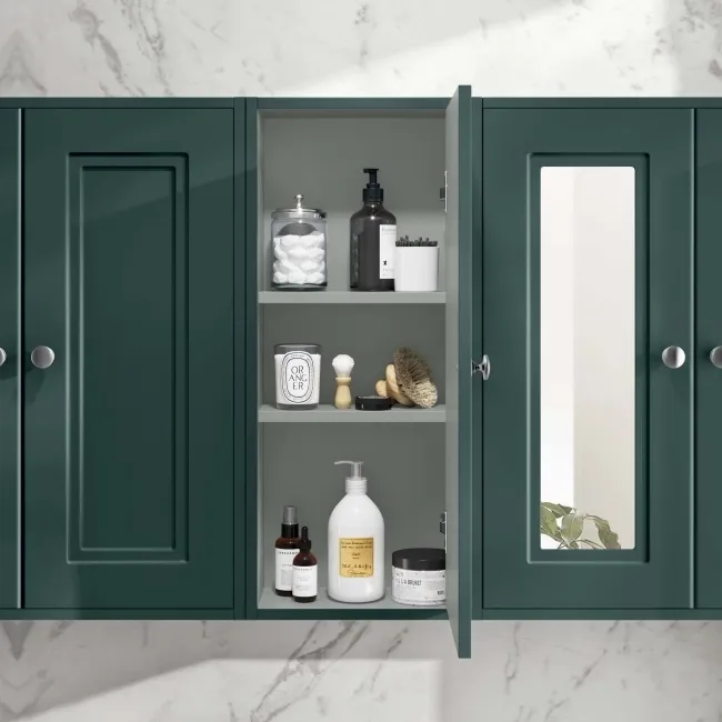 Midnight Green Wall Hung Cabinet 700x300mm