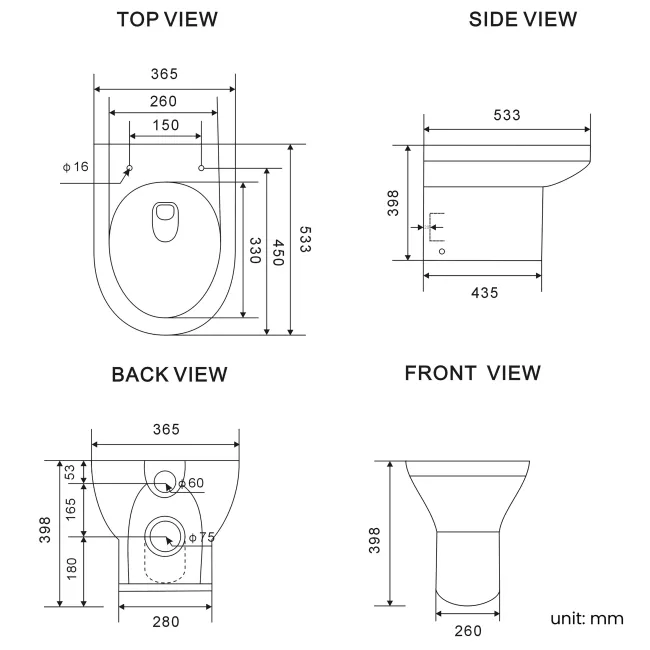 Sicily Fluted Coastal White Combination Vanity Basin and Miami Toilet 1500mm - Black Accents