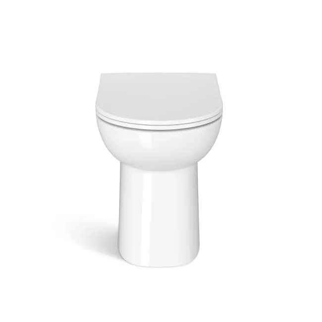 Sicily Fluted Coastal White Combination Vanity Basin and Aruba Toilet 1500mm - Brushed Brass Accents