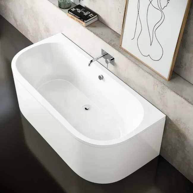 Stafford Essential 1700mm Back To Wall Bath