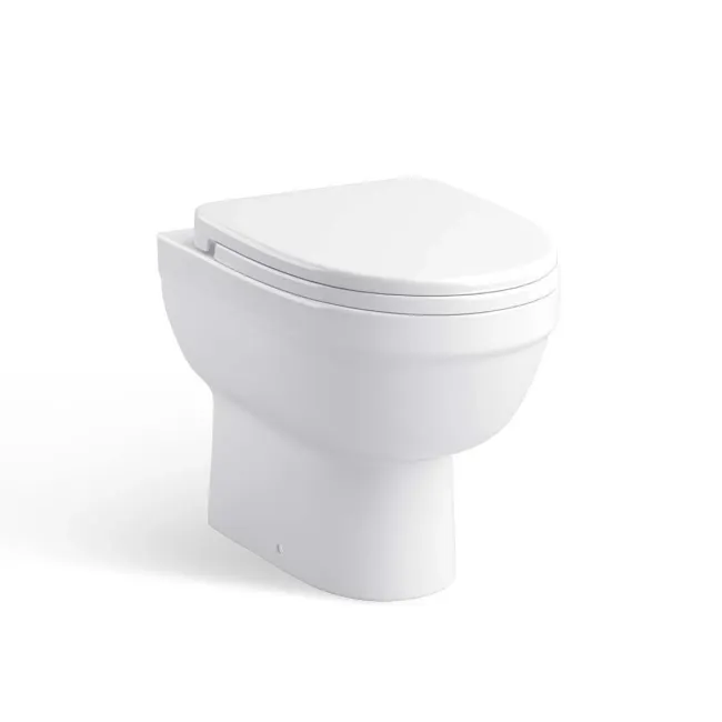 Harper Gloss White Back To Wall Unit And Seattle Toilet