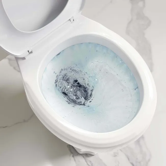 Hudson Traditional Close Coupled Toilet With Low-level Cistern & Pedestal Basin Set - Double Tap Hole
