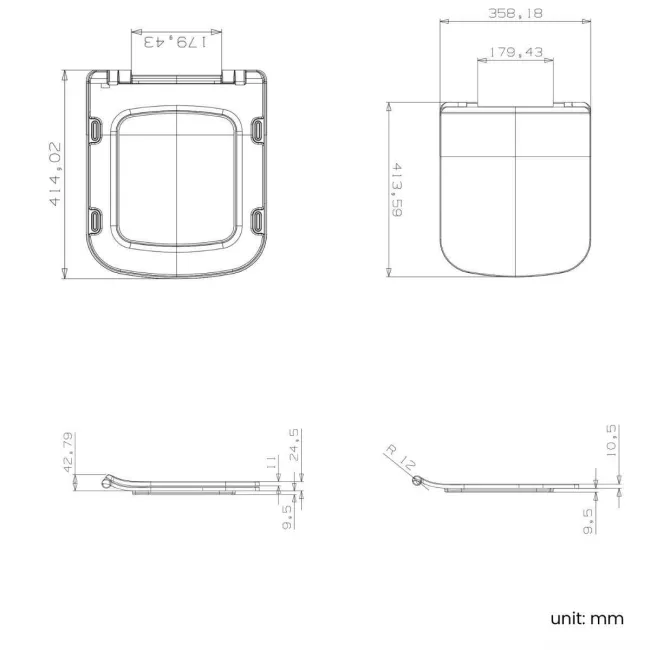 Atlanta Comfort Close Coupled Toilet & Pedestal Basin Set