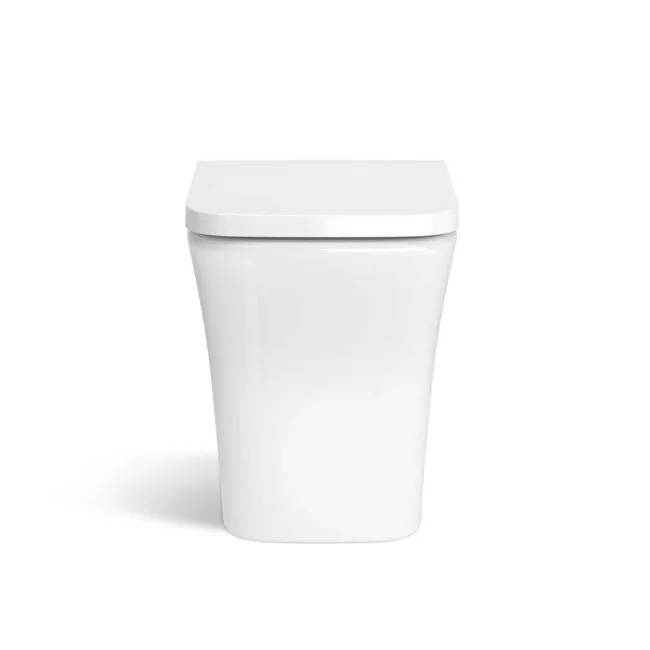 Mersey Gloss White Combination Vanity Basin and Houston Toilet 1300mm