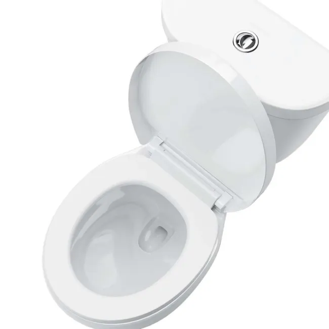 Quartz Gloss White Cloakroom Floor Standing Basin Vanity 400mm and Round Toilet Set