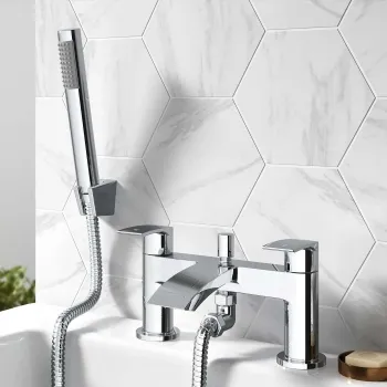 Severn Chrome Bath Filler & Handheld Shower