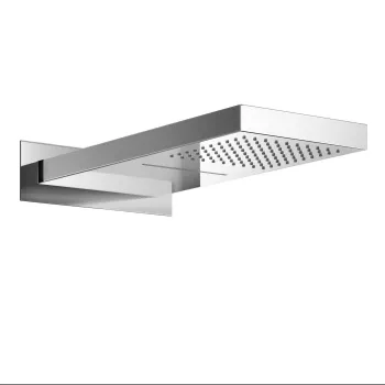 Premium Chrome Square Waterfall Stainless Steel Shower Head