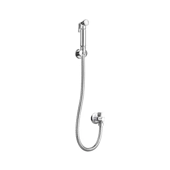 Chrome Douche Kit with Wall Outlet
