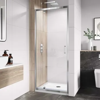 London 6mm Pivot Shower Door 800mm