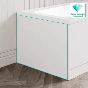 700 Super Strength Reinforced Acrylic Straight Bath End Panel