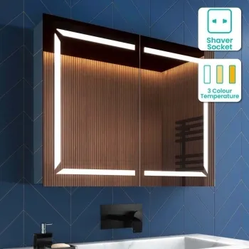 Haisley Illuminated LED Mirror Cabinet 600x800mm