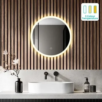 Grace Round Illuminated LED Mirror 500mm