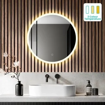 Grace Round Illuminated LED Mirror 600mm