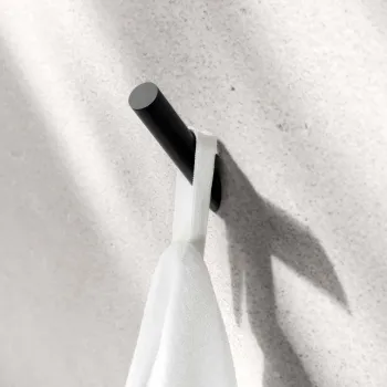 Freya Matt Black Robe Hook